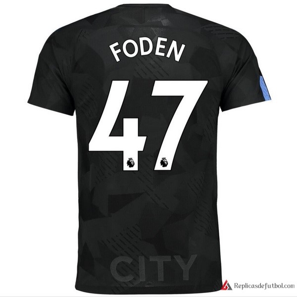 Camiseta Manchester City Tercera equipación Foden 2017-2018